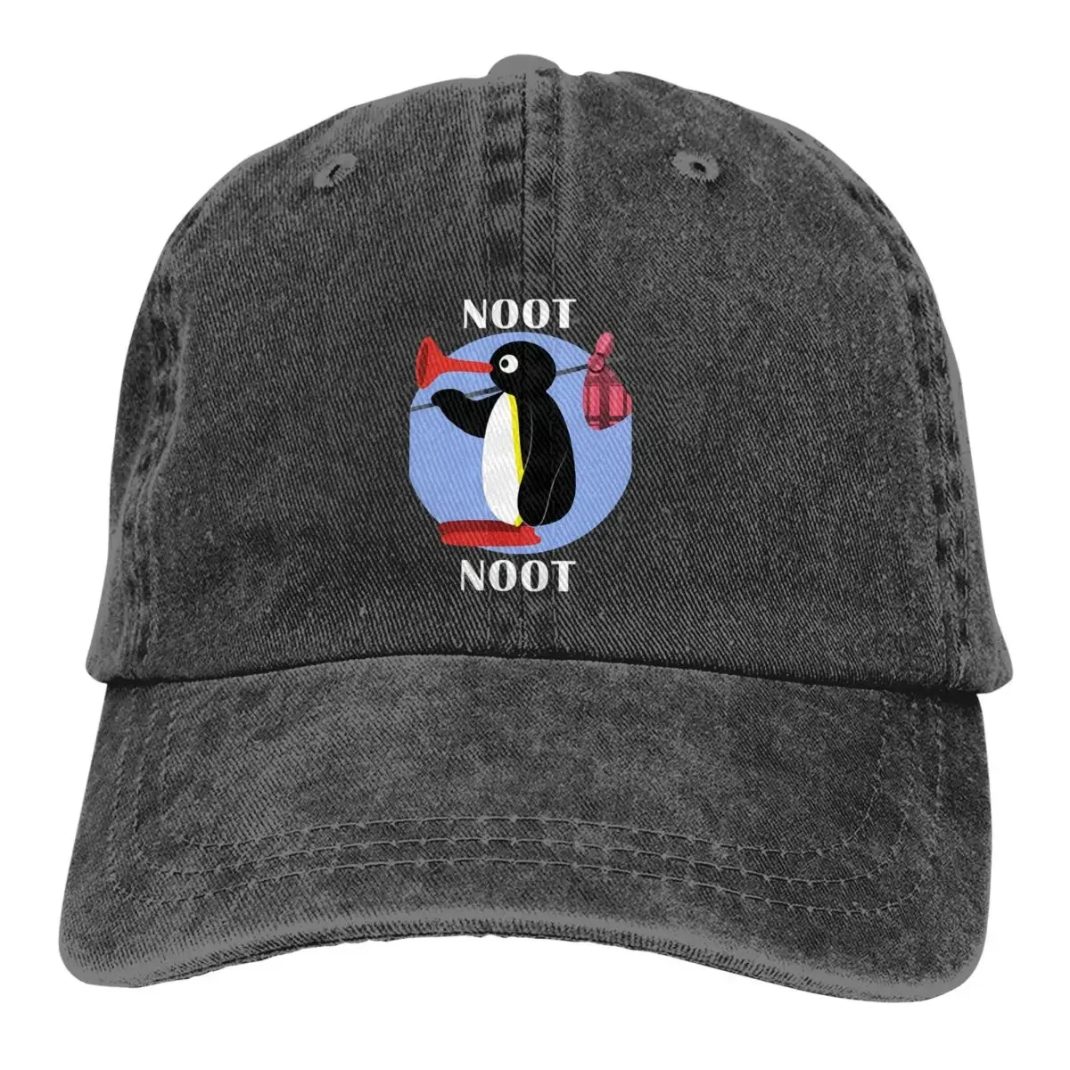 

Pure Color Dad Hats Fashion Women's Hat Sun Visor Baseball Caps Noot Pingu Pinga Penguin TV Peaked Cap