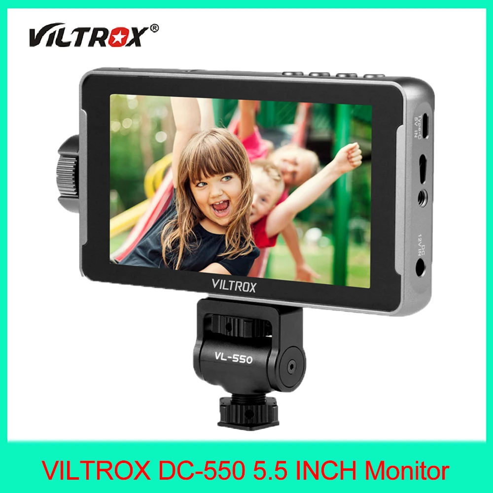 VILTROX DC-550 5,5 дюймов Профессиональный портативный HD-монитор режиссера для наружной и внутренней фотографии, создание видеосъемки, создание ТВ
VILTROX DC-550 5,5 дюймов Профессиональный портативный HD-монитор режиссера для наружной и внутренней фотографии, создание видеосъемки, создание ТВ