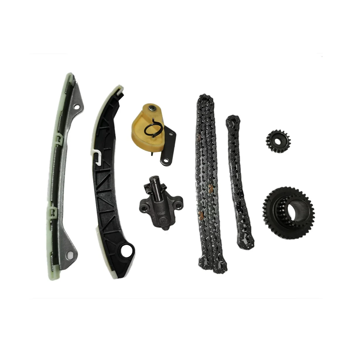 8Pcs Timing Chain Kits for Nissan Juke Sentra 1.6L MR16 2012-2017 Tensioner Guide Cam Sprocket 13070-1KC8A 13028-1KC1A
8Pcs Timing Chain Kits for Nissan Juke Sentra 1.6L MR16 2012-2017 Tensioner Guide Cam Sprocket 13070-1KC8A 13028-1KC1A