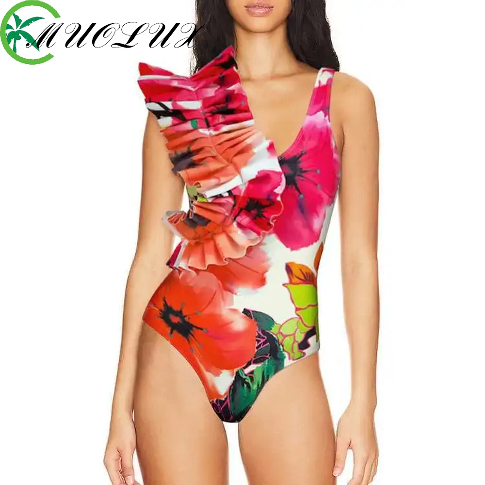 MUOLUX 2023 Women Swimsuit 3D Flower Bikini Set Block Color One Piece Dress SwimwearBikinis Luxury Beachwear Bath Suit Monokini
MUOLUX 2023 Women Swimsuit 3D Flower Bikini Set Block Color One Piece Dress SwimwearBikinis Luxury Beachwear Bath Suit Monokini