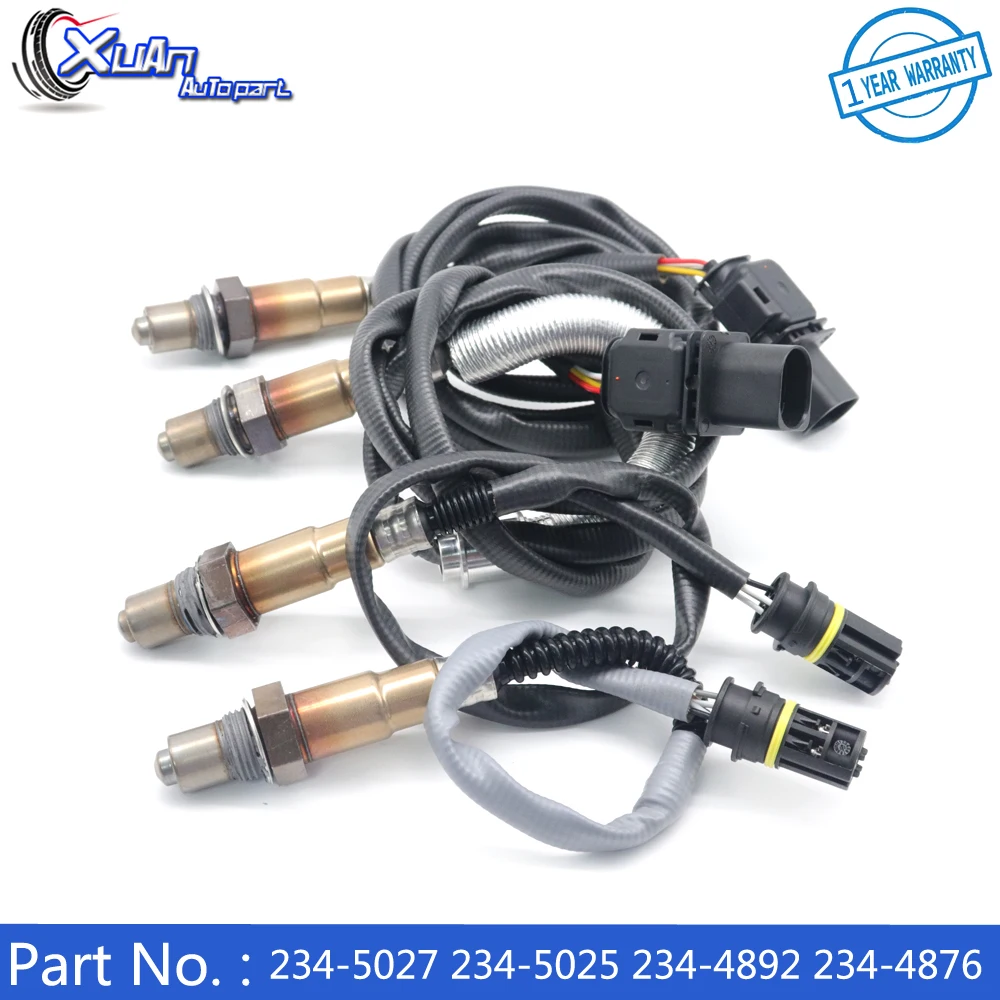 

XUAN Up+Downstream Air Fuel Ratio Lambda O2 Oxygen Sensor 234-5027 234-5025 234-4892 234-4876 for BMW 535i 535xi 08-10 3.0L L6