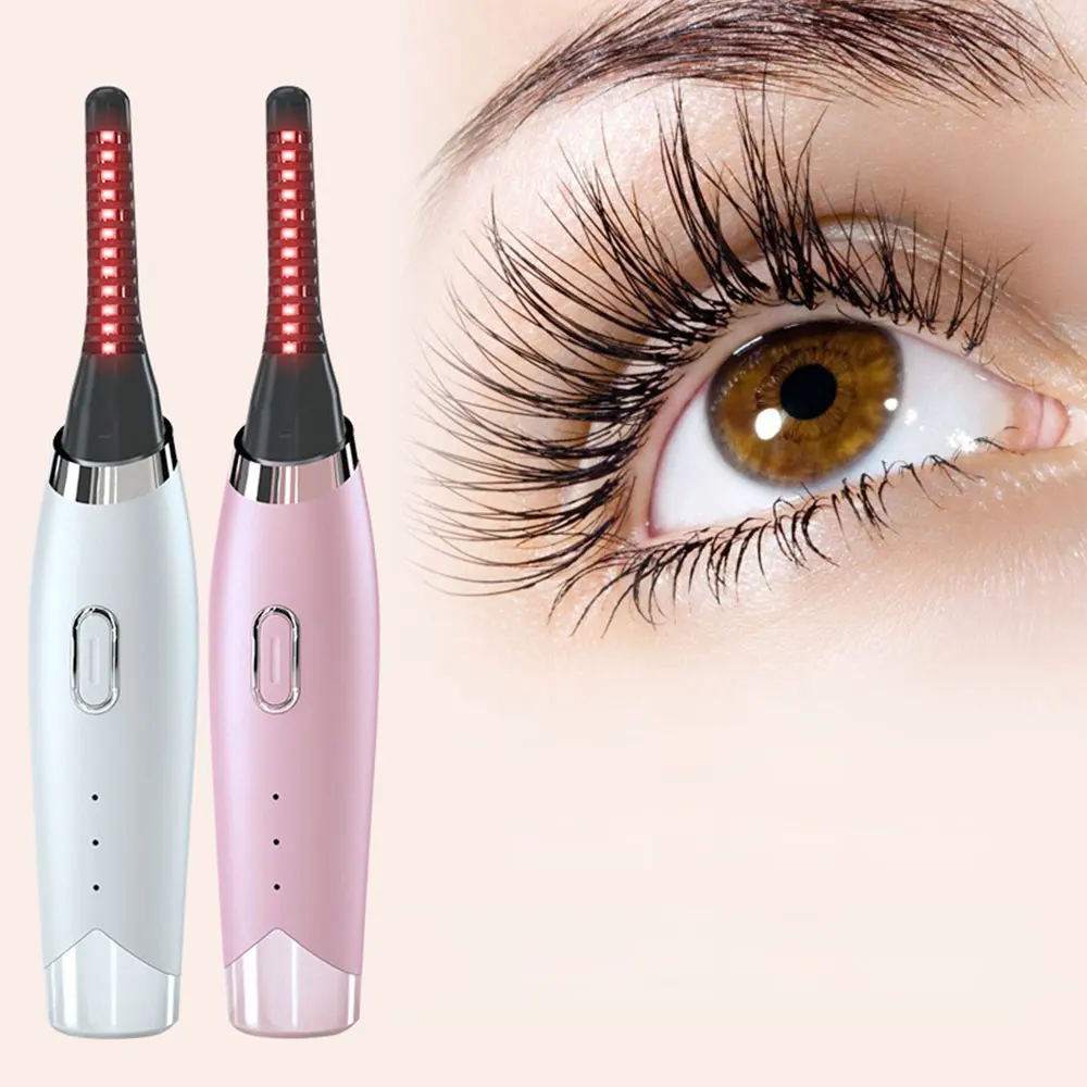 

Electric Heated Eyelash Curler USB Rechargeable Fast heating Natural Long-lasting hold Eye Lashes Shaper Eyelashes Makeup Tools