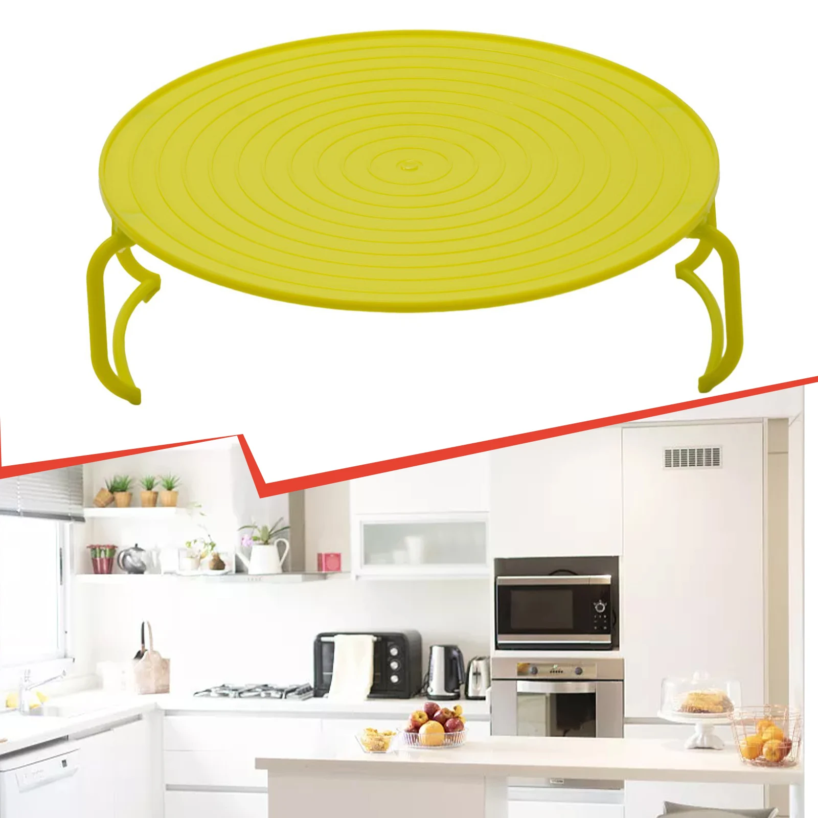 Grill Rack Microwave Rack Tray Steaming Rack Organizes Trays 23.5*23.5*8.3cm Blue Green Microwave Plate Stacker
Grill Rack Microwave Rack Tray Steaming Rack Organizes Trays 23.5*23.5*8.3cm Blue Green Microwave Plate Stacker