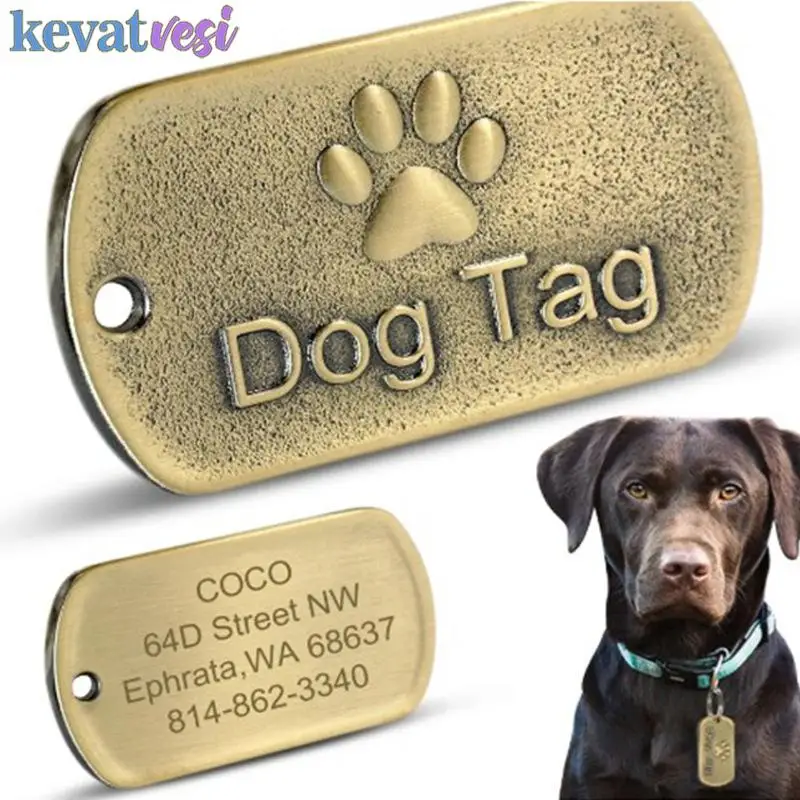 Personalized Pet ID Tag Customized Engraved Dog ID Tag for Dogs Cats Anti-Lost Dog Id Puppy Name Tags Pet Dog Collar Accessories
Personalized Pet ID Tag Customized Engraved Dog ID Tag for Dogs Cats Anti-Lost Dog Id Puppy Name Tags Pet Dog Collar Accessories