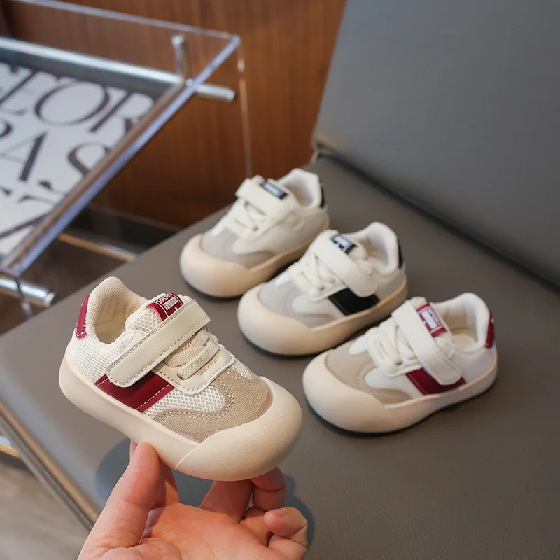 

Новинка Весна 2024, обувь для малышей, дышащая обувь с мягкой подошвой для маленьких девочек, обувь для маленьких мальчиков, доставка