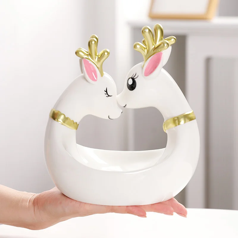Home Decoration, Light Luxury and Creative Elk Ornaments Modern Minimalist Porch Storage Box, Shoe Cabinet, Ceramic Living Room
Home Decoration, Light Luxury and Creative Elk Ornaments Modern Minimalist Porch Storage Box, Shoe Cabinet, Ceramic Living Room