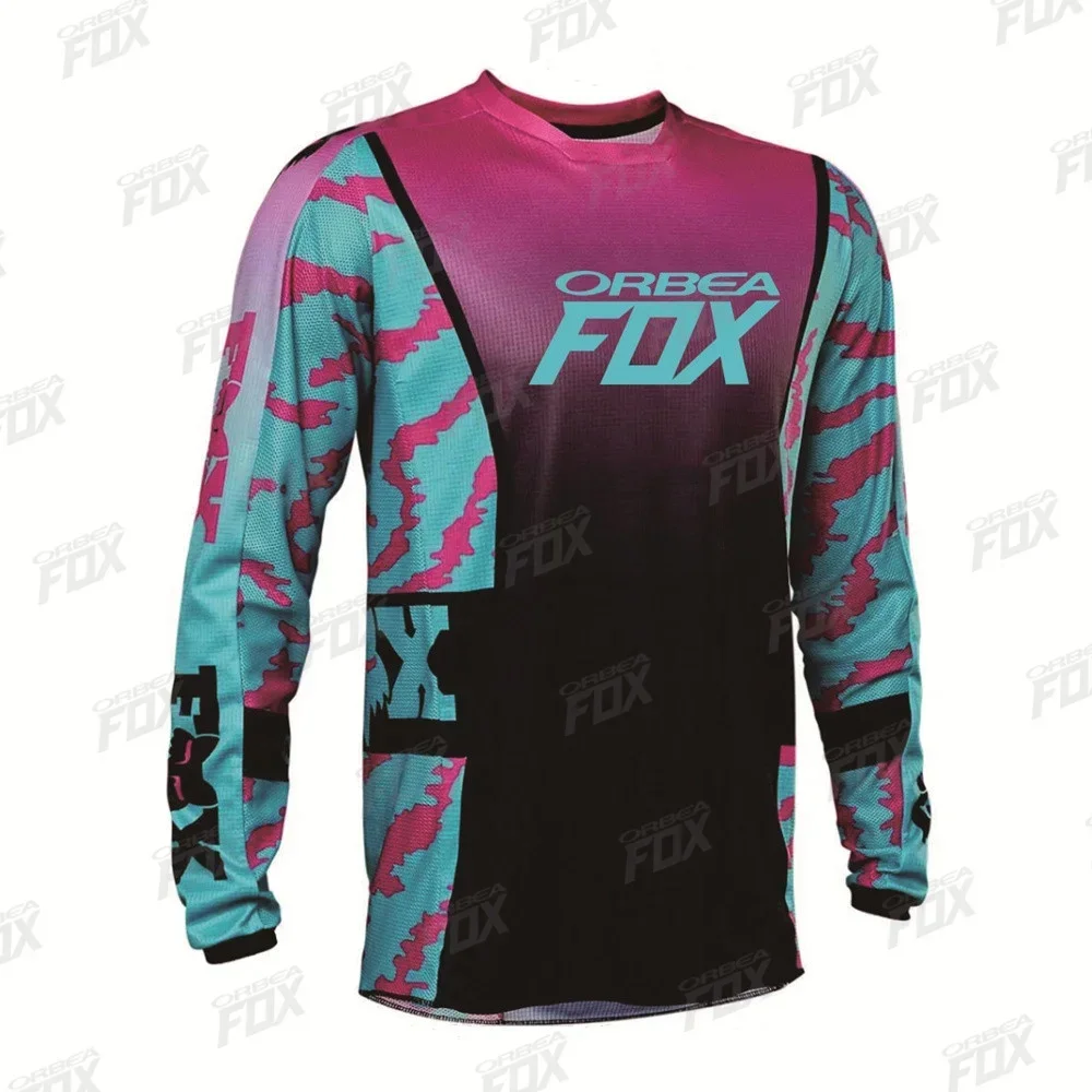 

2023 ORBEA FOX customize NEW team moto mtb motocross jersey Enduo off road bmx mx dh downhill cycling jersey