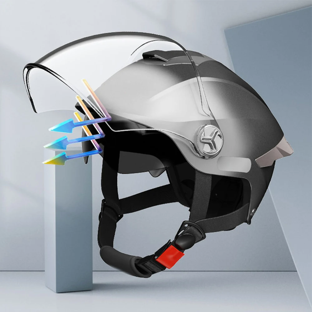 Motorcycle Open Face Half Helmet With Dual Visor Sun Shield Adjustable Quick Release Buckle Lightweight Open Face Helmet
Motorcycle Open Face Half Helmet With Dual Visor Sun Shield Adjustable Quick Release Buckle Lightweight Open Face Helmet