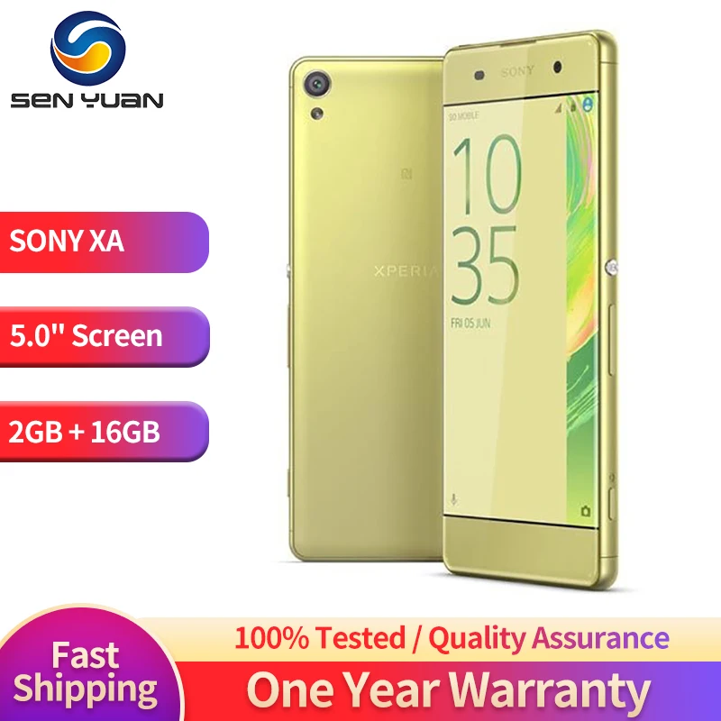 Оригинальный смартфон Sony Xperia XA F3111 F3112, 4G LTE, диагональ экрана 5,0 дюйма, ОЗУ 2 Гб, ПЗУ 16 Гб, Android, 13 МП, сотовый телефон с одной/двумя SIM-картами
Оригинальный смартфон Sony Xperia XA F3111 F3112, 4G LTE, диагональ экрана 5,0 дюйма, ОЗУ 2 Гб, ПЗУ 16 Гб, Android, 13 МП, сотовый телефон с одной/двумя SIM-картами