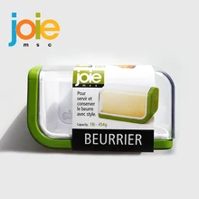 Joie Butter Dish Transparent Lid Plastic BPA Free Kitchen Storage Butter Container Box Cheese Storage Box Kitchen Utensils