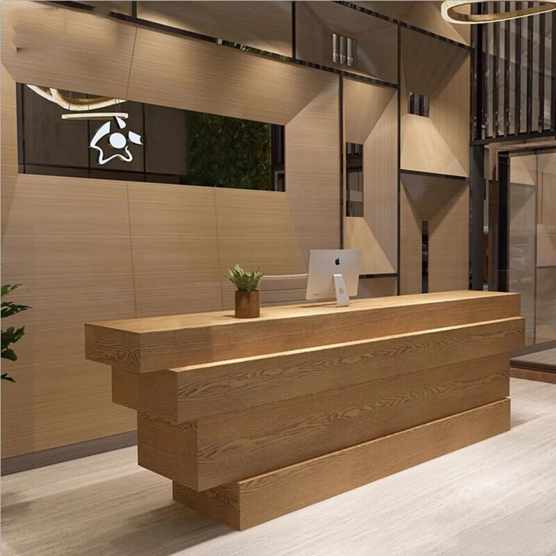 

Cash Salon Reception Desk Front Cashier Luxury Store Gym Hotel Reception Desks Manicure Clinic Comptoir Coiffeur Shop Furniture