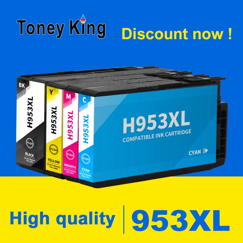 Toney King новый совместимый чернильный картридж 953 953XL для HP Officejet Pro 7720 7740 8210 8218 8710 8715 8718 8719 8720 8725 8728
Toney King новый совместимый чернильный картридж 953 953XL для HP Officejet Pro 7720 7740 8210 8218 8710 8715 8718 8719 8720 8725 8728
