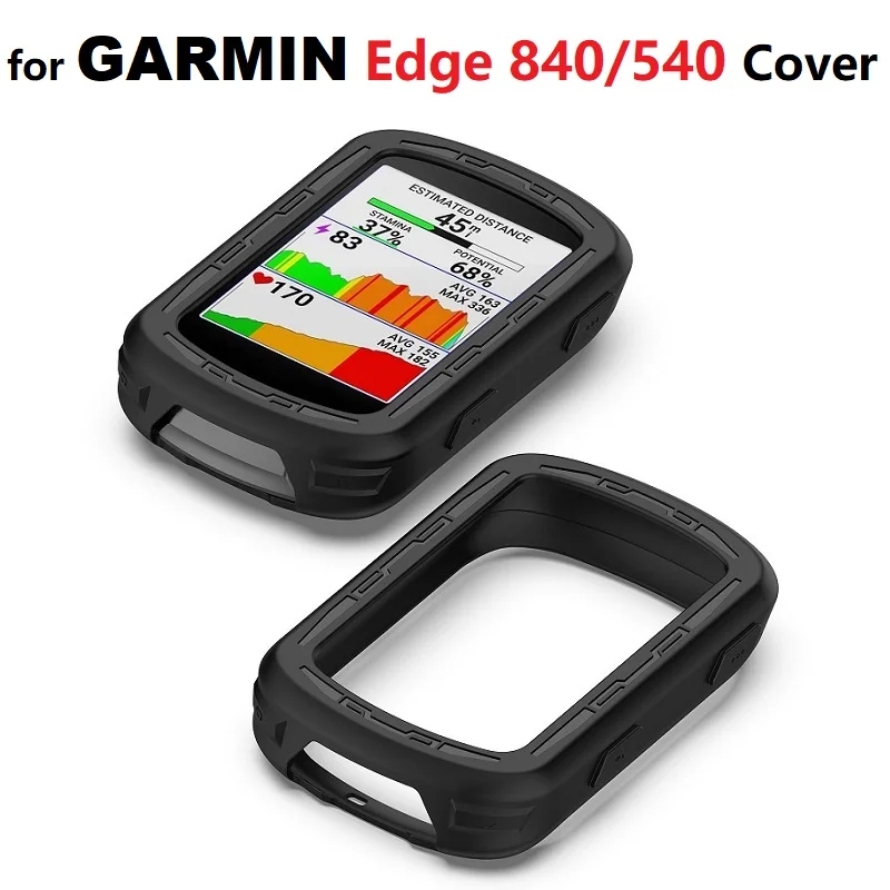 

Защитный чехол для Garmin Edge 540 / Edge 840 GPS велосипедный бампер противоударный мягкий силиконовый чехол