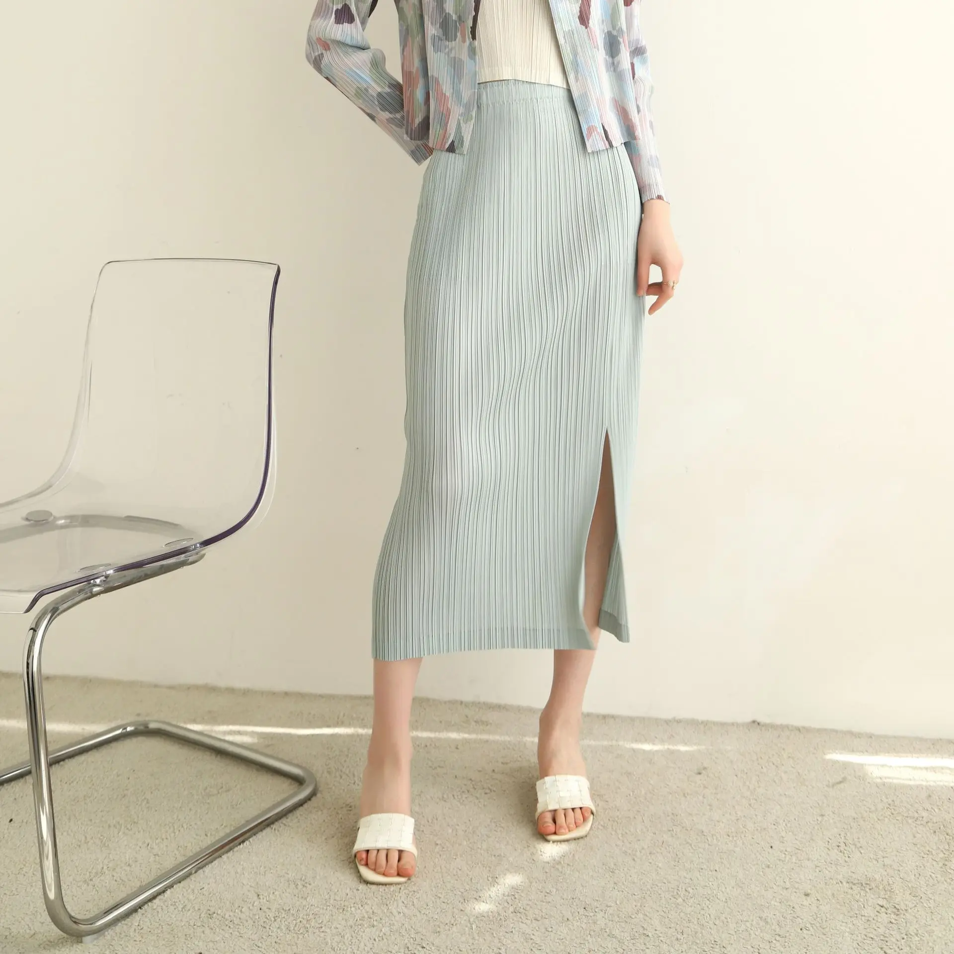 Minimalism Casual Dress Spring/Summer/Autumn Pleated Fashion Elegant Women Skirt
Minimalism Casual Dress Spring/Summer/Autumn Pleated Fashion Elegant Women Skirt