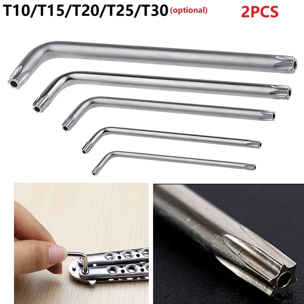 2pcs/set Torx Screwdrivers T30 T20 T25 T10 T15 Double-End Spanner Wrench Tool For Car Repair/machine Repair Tool
2pcs/set Torx Screwdrivers T30 T20 T25 T10 T15 Double-End Spanner Wrench Tool For Car Repair/machine Repair Tool