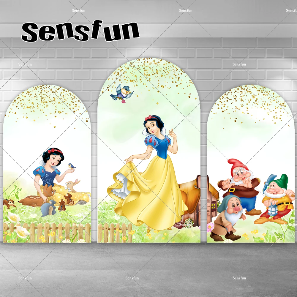 Fairy Tale Princess Snow White And The Seven Dwarfs Arch Backdrop Cover For Girls Birthday Party Photography Backgrounds
Fairy Tale Princess Snow White And The Seven Dwarfs Arch Backdrop Cover For Girls Birthday Party Photography Backgrounds
