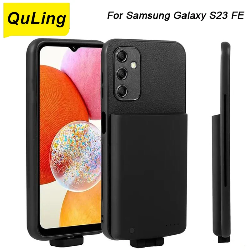 5000 мАч S23FE для Samsung Galaxy S23 FE, чехол с зарядным устройством для аккумуляторов, чехол с внешним аккумулятором для Samsung Galaxy S23 FE, чехлы для аккумуляторов
5000 мАч S23FE для Samsung Galaxy S23 FE, чехол с зарядным устройством для аккумуляторов, чехол с внешним аккумулятором для Samsung Galaxy S23 FE, чехлы для аккумуляторов