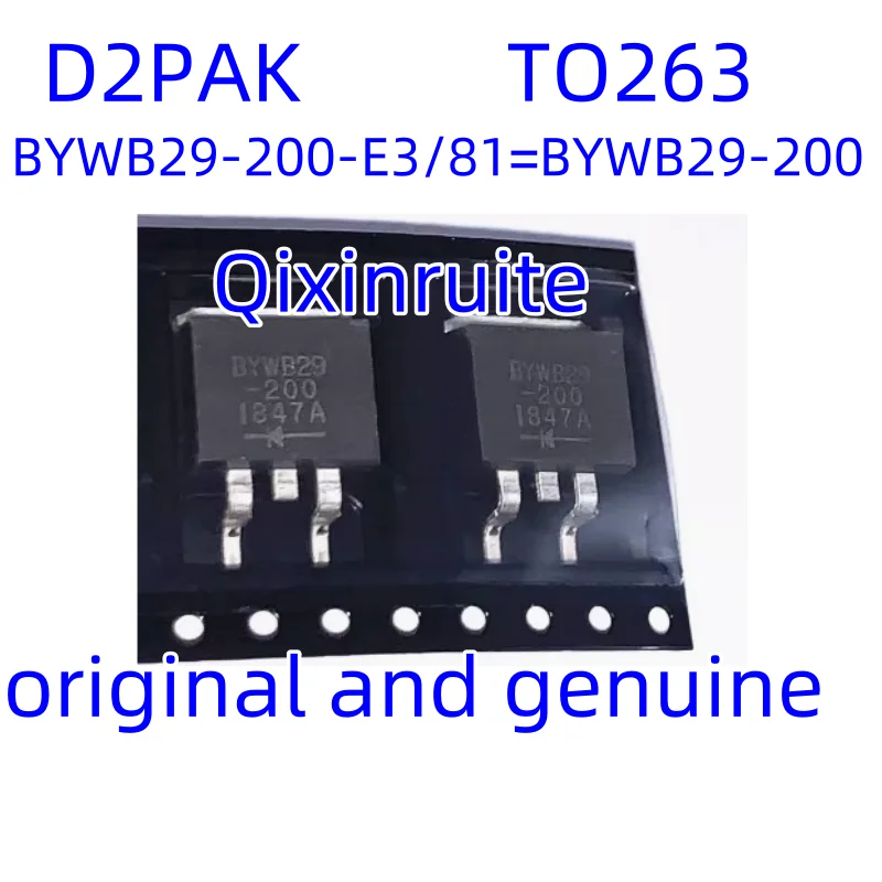 Qixinruite совершенно новый оригинальный женский/81 = BYWB29-200-E3 200V 8A D2PAK TO263 ультра-быстрый диод восстановления
Qixinruite совершенно новый оригинальный женский/81 = BYWB29-200-E3 200V 8A D2PAK TO263 ультра-быстрый диод восстановления