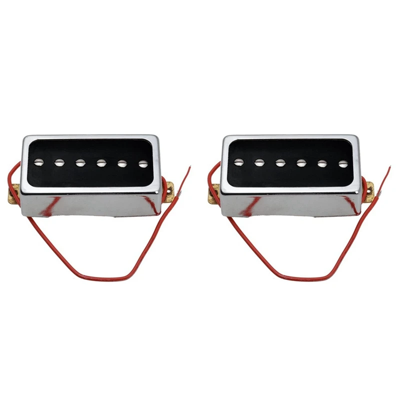 

2X P90 Electric Guitar Pickup Humbucker Size Single Coil Pickup Guitar Parts And Accessories-Neck