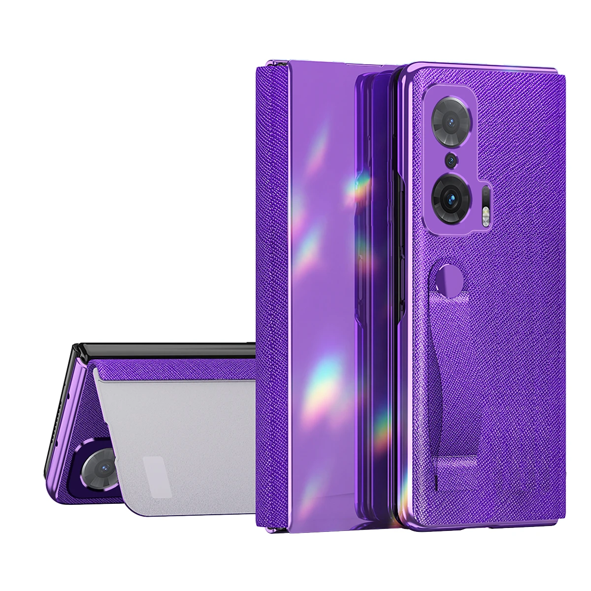 Кожаный чехол с магнитным покрытием для телефона Honor Magic V, зеркальный защитный чехол с кольцом для смарт-ответа
Кожаный чехол с магнитным покрытием для телефона Honor Magic V, зеркальный защитный чехол с кольцом для смарт-ответа