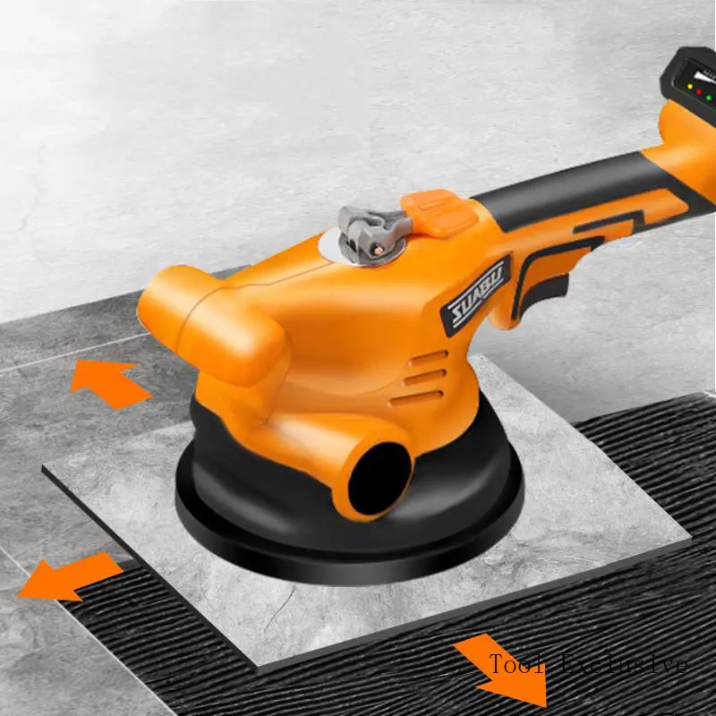 

High-Power Tile Tiling Tool Machine With Lithium Battery Paving Artifact Floor Vibration Power Tools Wall Tiling Automatic Tool