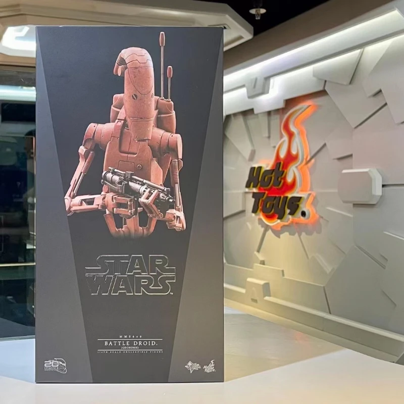 

HotToys HT MMS649 Star Wars Episode II-Attack of The Clones Battle Droid Geonosis Anime Figure Model Collecile Action Toys
