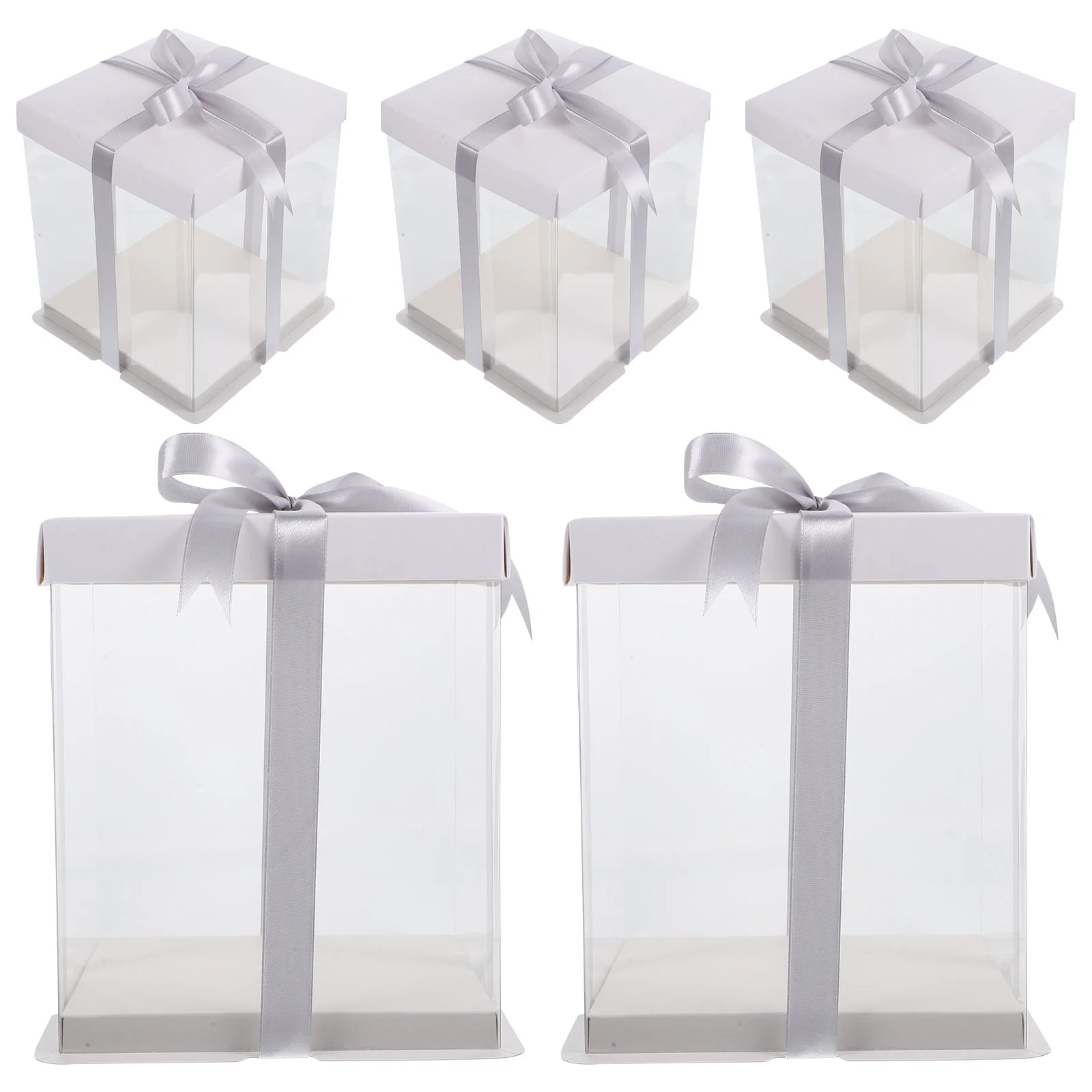 5 Pcs Cakes Birthday Holder Packing Single Layer Carrying Case Polyester Clear Carrier Container
5 Pcs Cakes Birthday Holder Packing Single Layer Carrying Case Polyester Clear Carrier Container