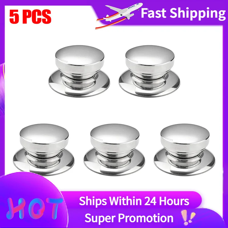 2/4/5pcs Stainless Steel Pot Lid Handle Heat-Resistant Pot Pan Lids Knob Lifting Handle Home Kitchen Cookware Replacement Parts
2/4/5pcs Stainless Steel Pot Lid Handle Heat-Resistant Pot Pan Lids Knob Lifting Handle Home Kitchen Cookware Replacement Parts