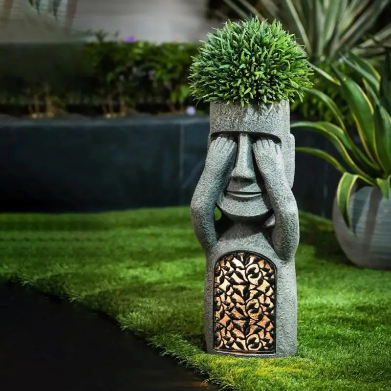 Statue Planter Face Resin Sculpture Pots For Plants Outdoor Flower Pot Garden Decorative Figurines Home Crafts Display
Statue Planter Face Resin Sculpture Pots For Plants Outdoor Flower Pot Garden Decorative Figurines Home Crafts Display