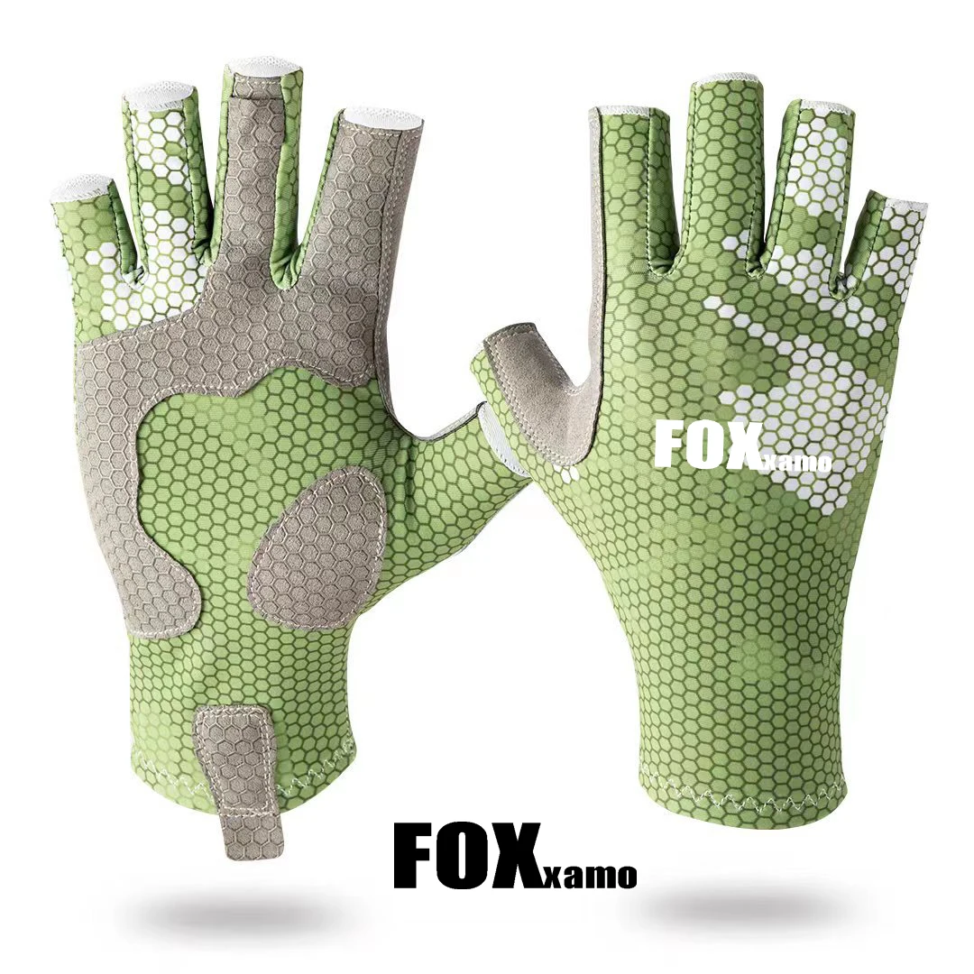 Велосипедные перчатки Foxxamo UPF50 +, рыболовные перчатки, устойчивые к ультрафиолетовому излучению и нескользящие, солнцезащитные спортивные перчатки с полупальцами
Велосипедные перчатки Foxxamo UPF50 +, рыболовные перчатки, устойчивые к ультрафиолетовому излучению и нескользящие, солнцезащитные спортивные перчатки с полупальцами