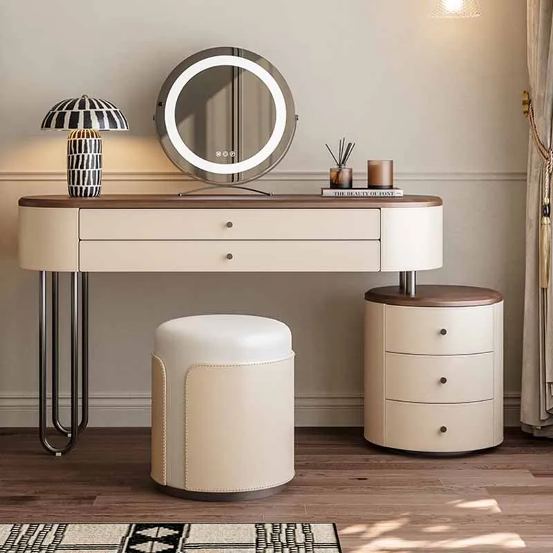 Organizer Stool Dressing Table Light Makeup Luxury Modern Dressers Makeup Minimalist Bedroom Schminktisch Home Furniture
Organizer Stool Dressing Table Light Makeup Luxury Modern Dressers Makeup Minimalist Bedroom Schminktisch Home Furniture