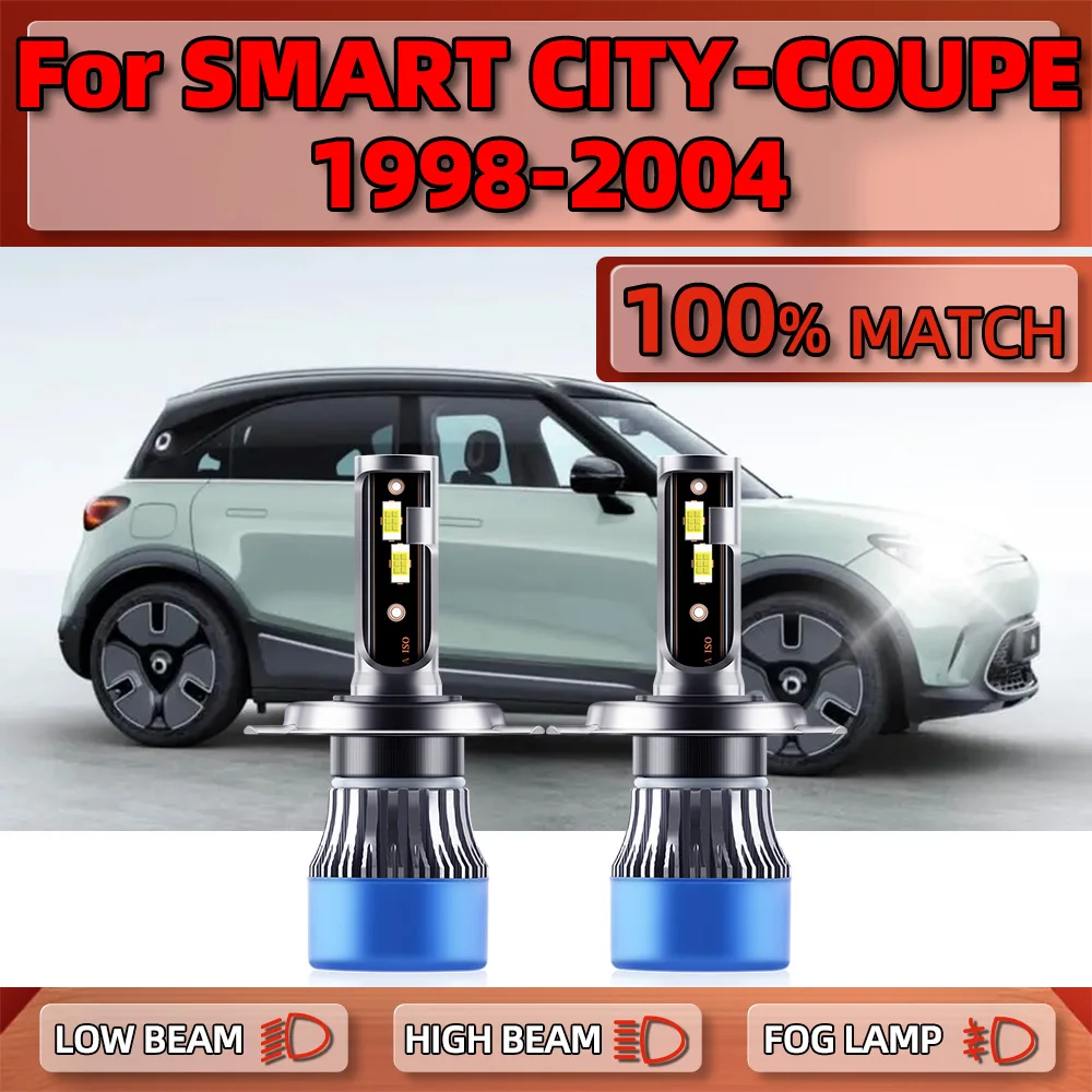 20000LM Canbus LED Head Lamps H4 High Low Beam Car Headlight Bulbs 12V 6000K For SMART CITY-COUPE 1998-2000 2001 2002 2003 2004
20000LM Canbus LED Head Lamps H4 High Low Beam Car Headlight Bulbs 12V 6000K For SMART CITY-COUPE 1998-2000 2001 2002 2003 2004