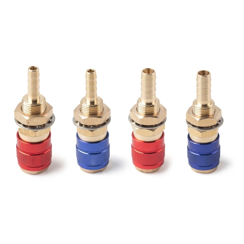 

Brass Water Cooled Adapter 6mm/8mm Quick Hose Connector Welding Connection Gas Adapter For MIG\TIG Welding Torch Dropshipping