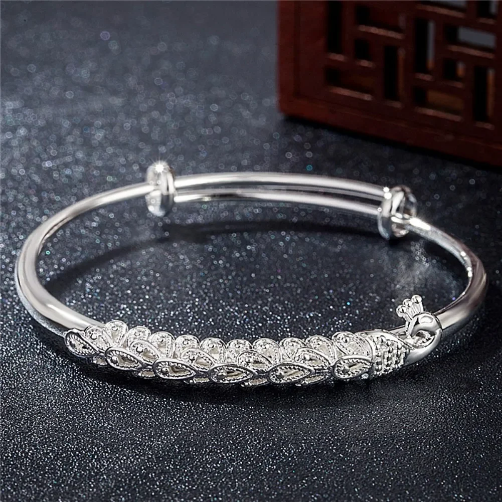 Pretty Charms Phoenix Bangles 999 Stamp Silver Cuff Bracelets for Women Fashion Party Wedding Accessories Jewelry Gifts
Pretty Charms Phoenix Bangles 999 Stamp Silver Cuff Bracelets for Women Fashion Party Wedding Accessories Jewelry Gifts