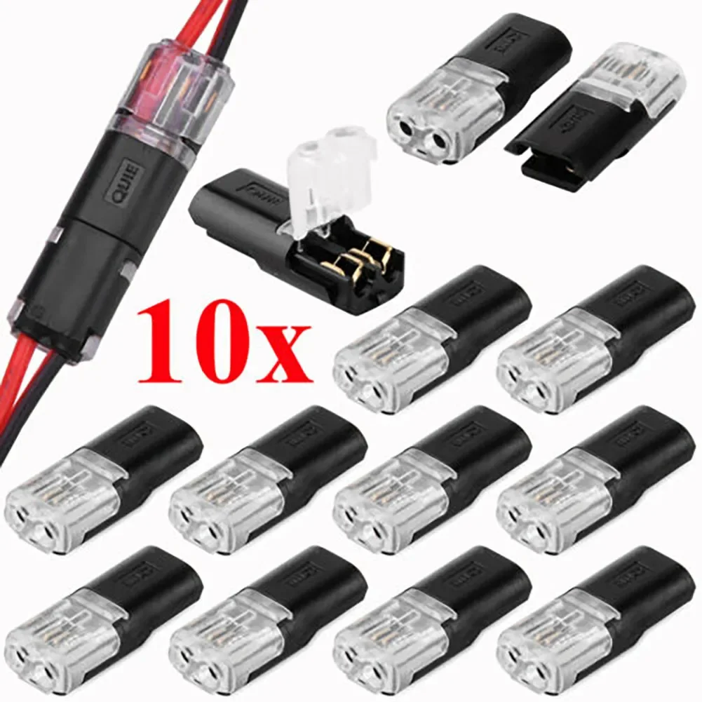 10Pcs Fast Plug Wire Connector 2Pin Way Plug Car Waterproof Electrical Connector Wire Cable Automotive Strip Terminal Connection
10Pcs Fast Plug Wire Connector 2Pin Way Plug Car Waterproof Electrical Connector Wire Cable Automotive Strip Terminal Connection