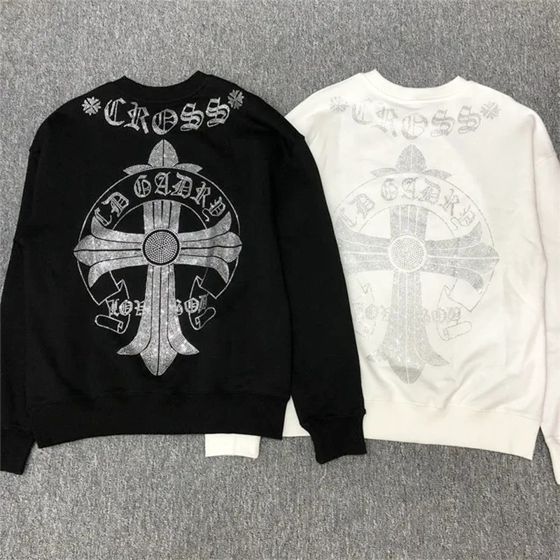 Мужские толстовки со стразами, теплая толстовка с длинным рукавом, модная Уличная Повседневная Женская свободная дышащая одежда с круглым вырезом, большие размеры
Мужские толстовки со стразами, теплая толстовка с длинным рукавом, модная Уличная Повседневная Женская свободная дышащая одежда с круглым вырезом, большие размеры