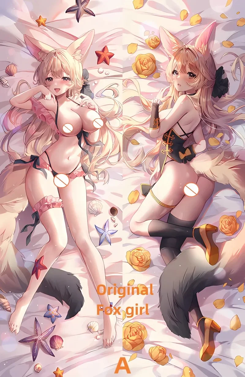 Dakimakura Anime Pillow Case Original Fox girl Double-sided Print Of Life-size Body Pillowcase Gifts Can be Customized
Dakimakura Anime Pillow Case Original Fox girl Double-sided Print Of Life-size Body Pillowcase Gifts Can be Customized