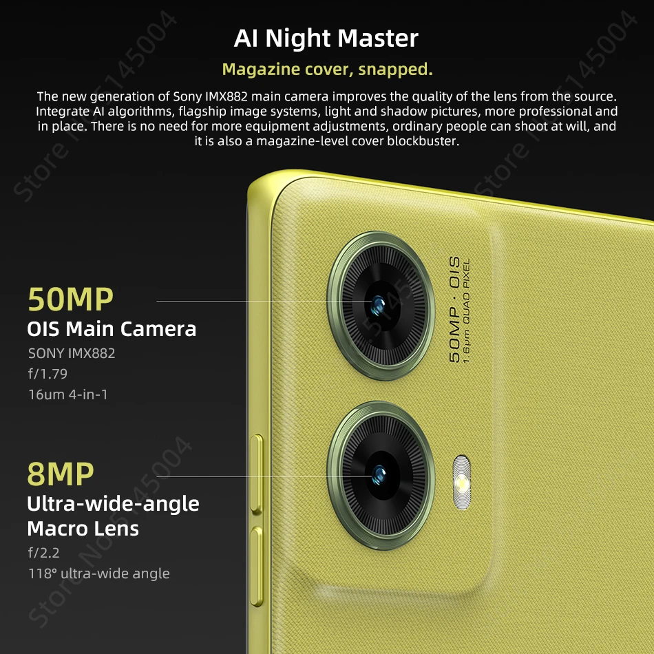 Global ROM Motorola S50 Neo 5G NFC Snapdragon 6S Gen 3 6.7'' 120Hz pOLED Display 50MP OIS Camera 5000mAh Battery 30W Charger Global ROM Motorola S50 Neo 5G NFC Snapdragon 6S Gen 3 6.7'' 120Hz pOLED Display 50MP OIS Camera 5000mAh Battery 30W Charger