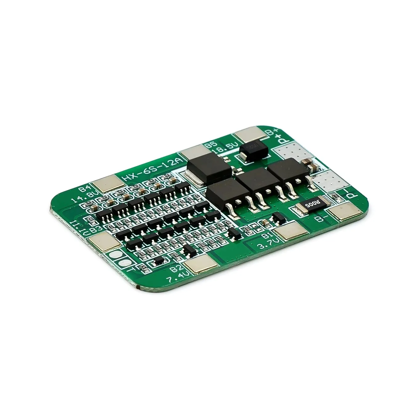 6S 15A 24V PCB BMS Protection Board For 6 Pack 18650 Li-ion Lithium Battery Cell Module
6S 15A 24V PCB BMS Protection Board For 6 Pack 18650 Li-ion Lithium Battery Cell Module