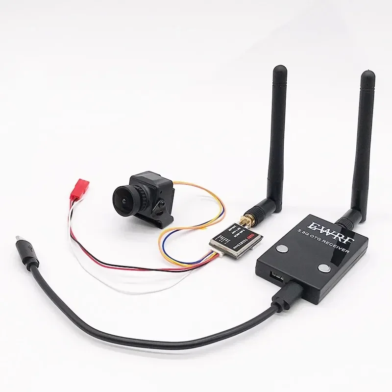 

Ready to use 5.8G FPV UVC Receiver Video Downlink OTG VR Android Phone+200/600mW Transmitter+CMOS 1200TVL Camera For RC Drone