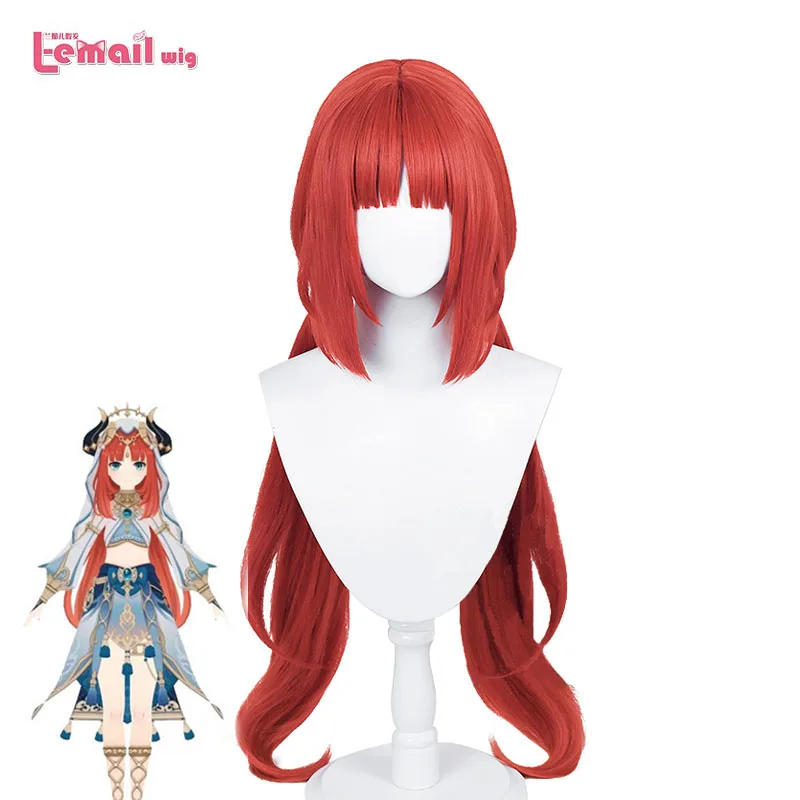 L-email Wig Synthetic Hair Genshin Impact Nilou Cosplay Wig 89cm Long Orange Anime Cosplay Red Wig Heat Resistant Wigs
L-email Wig Synthetic Hair Genshin Impact Nilou Cosplay Wig 89cm Long Orange Anime Cosplay Red Wig Heat Resistant Wigs