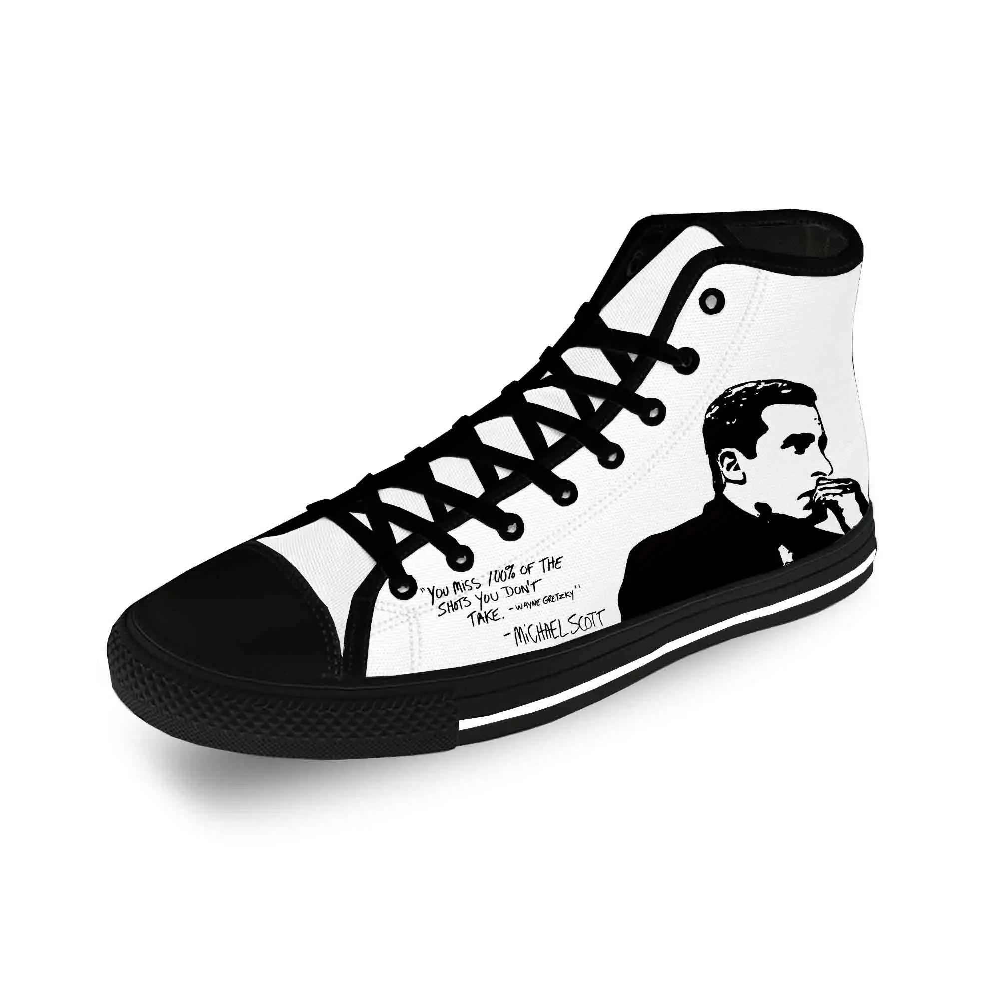 Michael Scott The Office TV Show Casual Cloth Fashion 3D Print High Top Canvas Shoes Men Women Lightweight Breathable Sneakers
Michael Scott The Office TV Show Casual Cloth Fashion 3D Print High Top Canvas Shoes Men Women Lightweight Breathable Sneakers