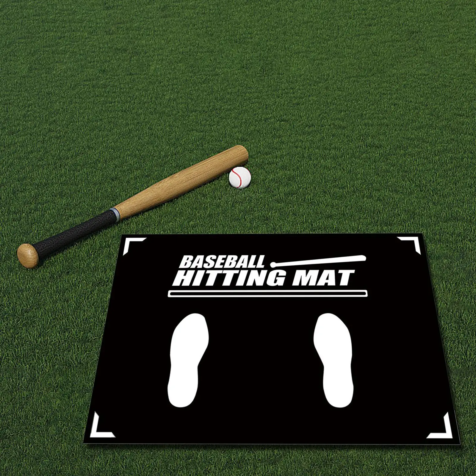 

Baseball Hitting Mat Supplies Hitting Batting Practice Equipment for Swing Green Batting Softball Training Baseball Beginner