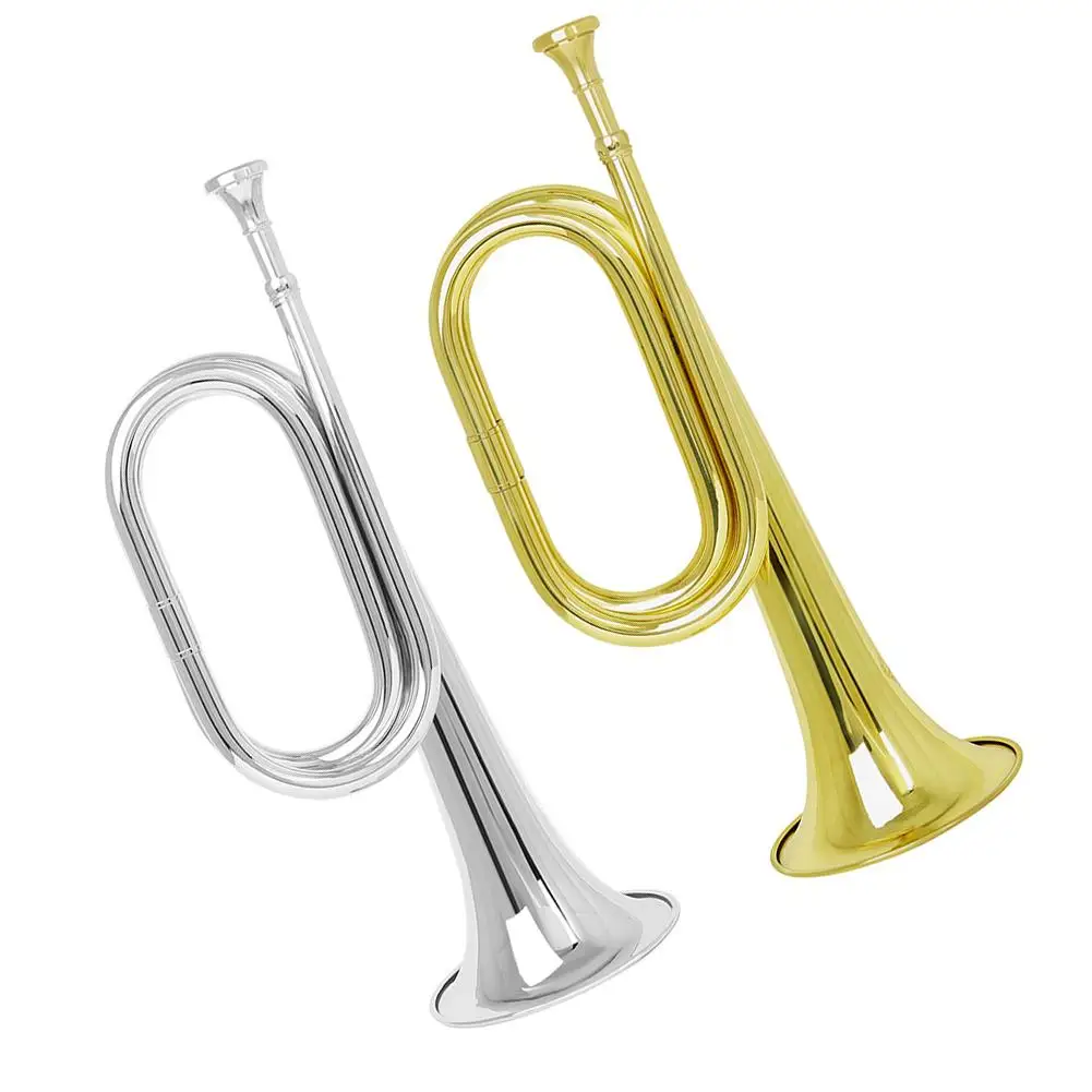 

Труба-труба Bugle, утолщенные трубы, изогнутый мундштук, интерфейс, латунный гудок, школьный молодой пионец, ветровой инструмент