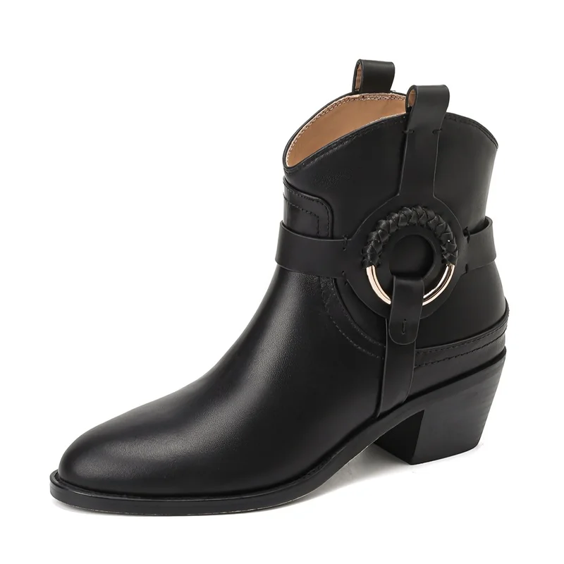 fashion retro design buckle strap women western boots brown black original suede cow leather ankle boots British autumn shoes
fashion retro design buckle strap women western boots brown black original suede cow leather ankle boots British autumn shoes