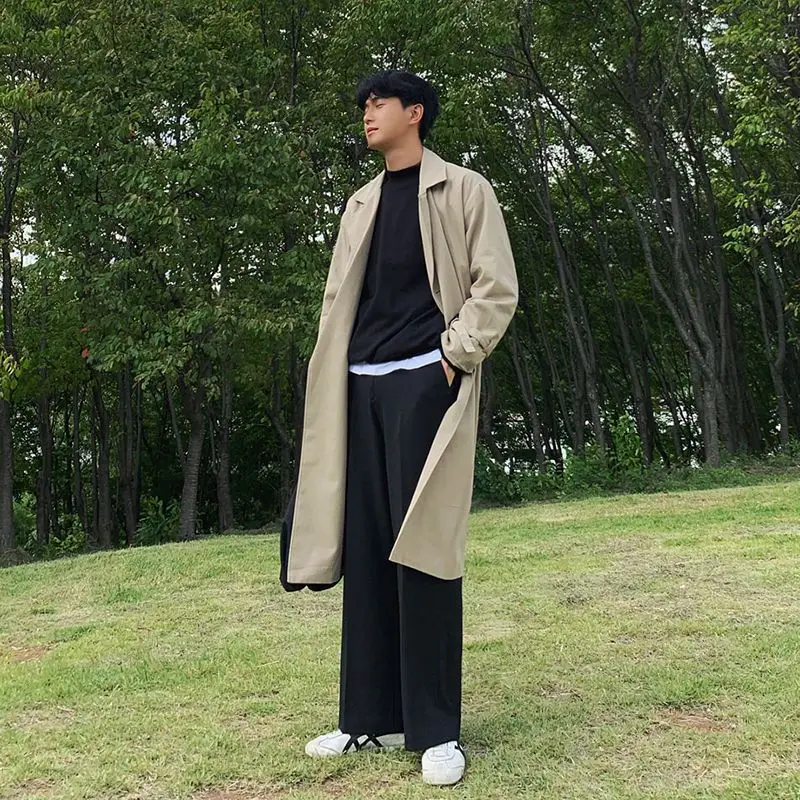 2023 Fashion Men Coats Casual Business Trench Coat New Solid Overcoat Male Style Long Sleeved Turn-down Collar Coats Jacket A94
2023 Fashion Men Coats Casual Business Trench Coat New Solid Overcoat Male Style Long Sleeved Turn-down Collar Coats Jacket A94