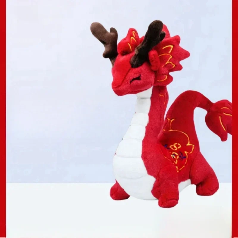 

Ha Yidai 2024 Dragon Year Mascot Doll New Year Chinese Zodiac Dragon China-Chic Doll Annual Meeting Gift Plush Toy