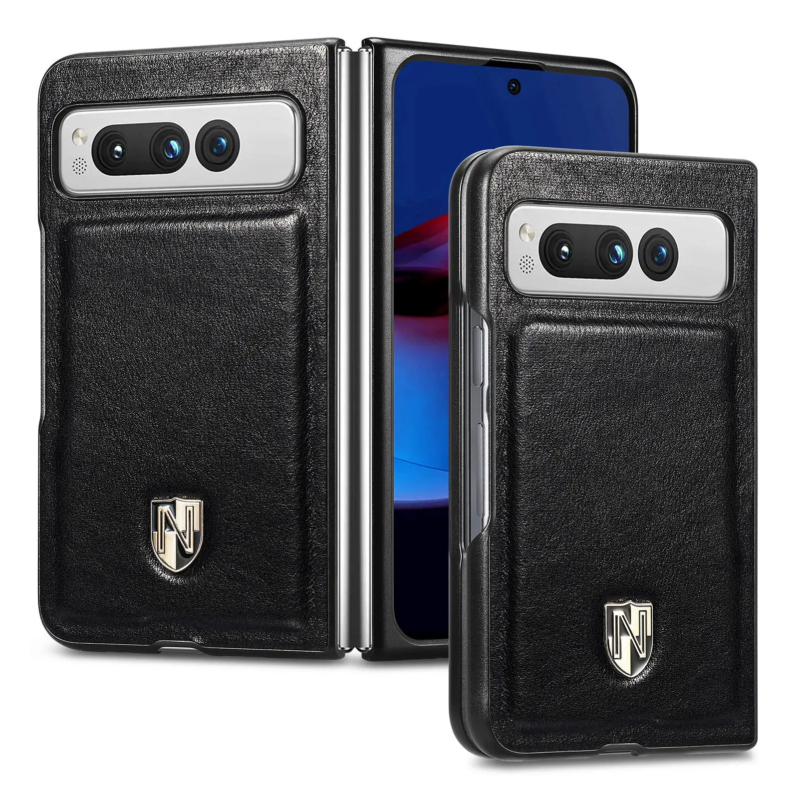Luxury Genuine Leather Solid Color Phone Case For Google Pixel Fold Full Protection Shockproof Back Cover
Luxury Genuine Leather Solid Color Phone Case For Google Pixel Fold Full Protection Shockproof Back Cover