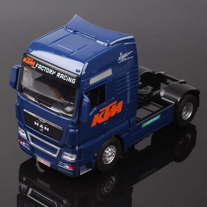 

Children's No Box Joycity 1/32 MAN TGX 18 Tractor Head Truck Factory Racing Metal Diecasts & Toy Vehicles Car Model Gift Replica