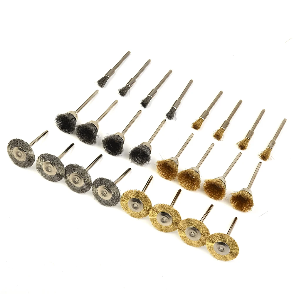 Rotary Tools Kit Shank Cleaning Grinding Wire wheel brush Rust Metal Brass Stainless Steel Polishing Accessories
Rotary Tools Kit Shank Cleaning Grinding Wire wheel brush Rust Metal Brass Stainless Steel Polishing Accessories